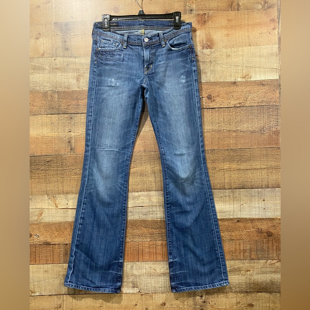 Citizens of Humanity Ingrid Low Waist Flare Tall Stretch Jeans Size 28 Long